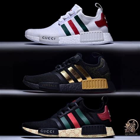 adidas nmd custom gucci white|gucci nmd is it real.